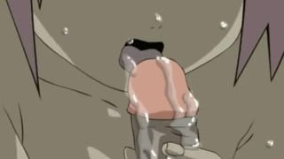 Double penetrated Sakura