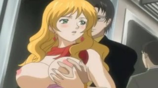 Very wet show fingering on the train