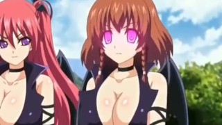 Angel Devil hentai masturbation until cum