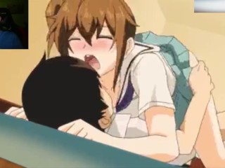  Anime Girlfriend Take a Care of her First Boner Ever